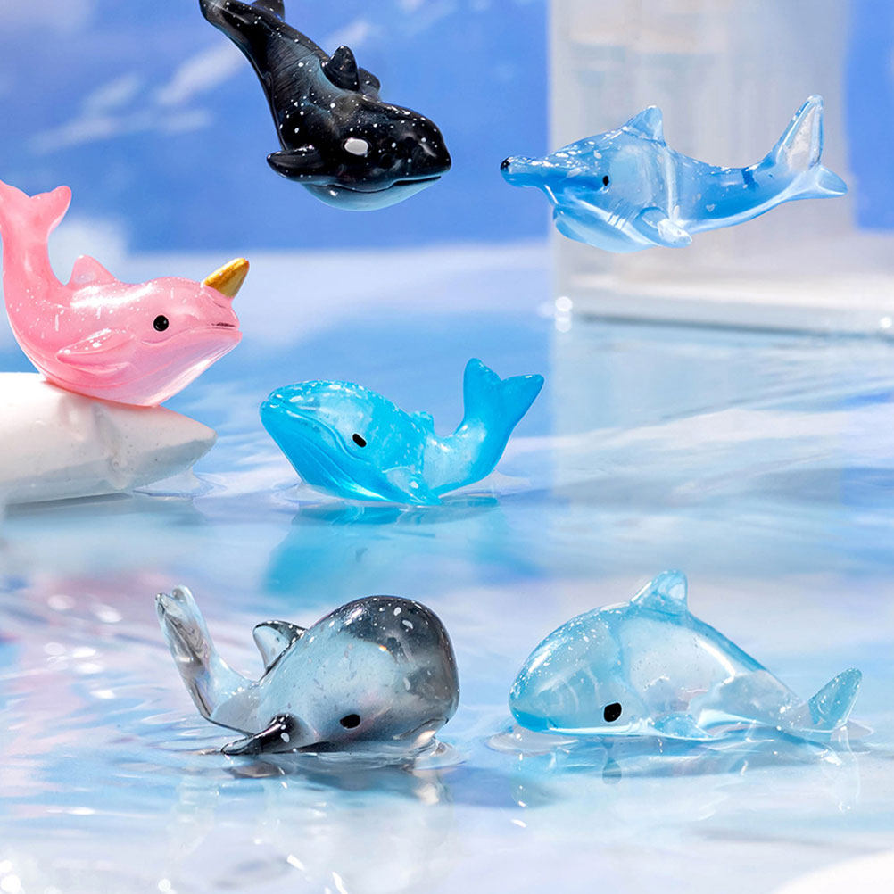 Marine Life Aquariums - Resin Ocean Animal Aquarium Decor Set
