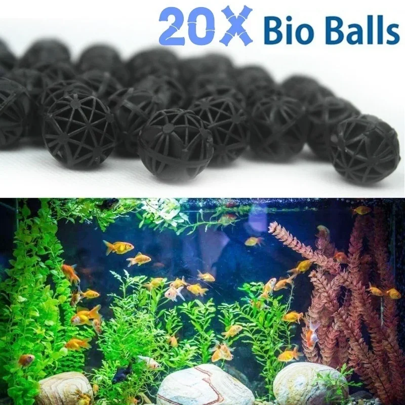 Aquarium And Marine - 20Pcs 16mm Aquarium Filter Bio Balls