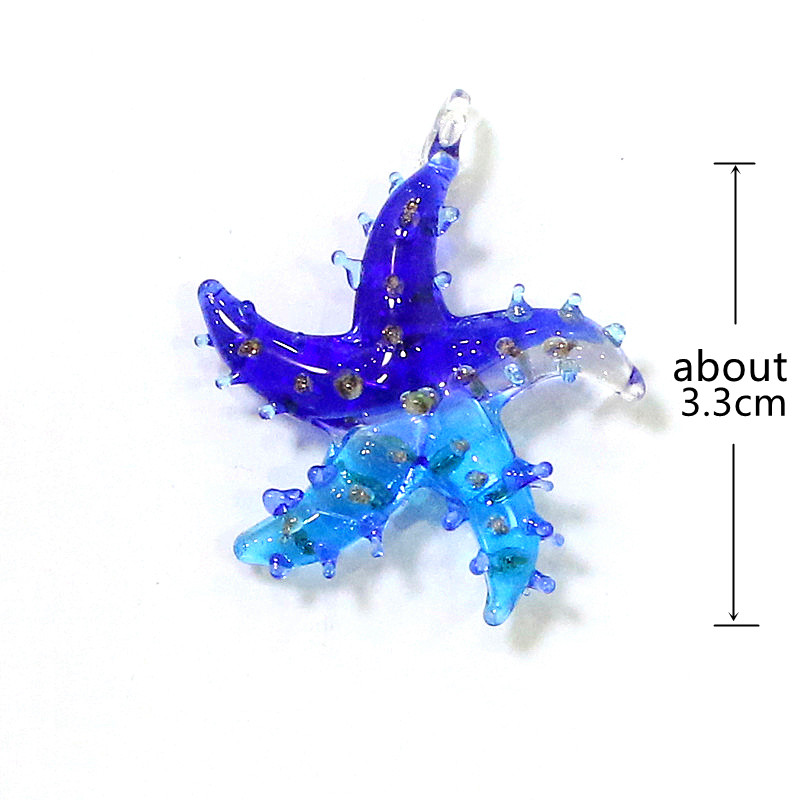 Mini Glass Starfish Pendant Co - Marine Life Aquariums recension och pris