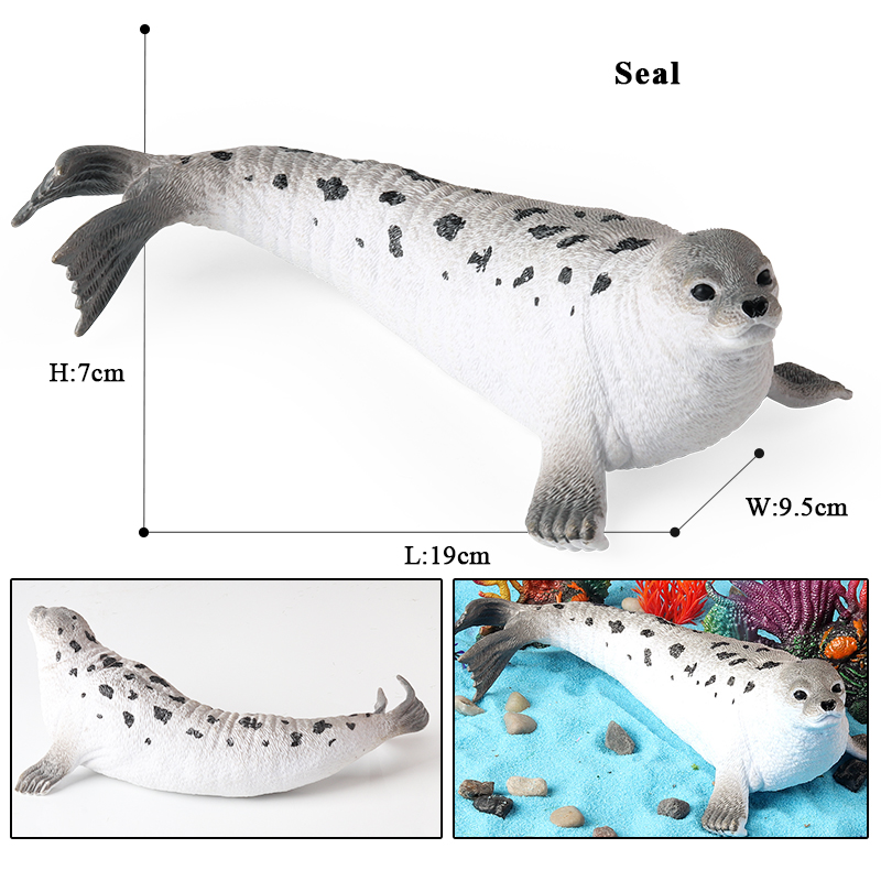 Oenux New Sea Life Seal Sea Li - Aquarium Marine Blue recension och pris