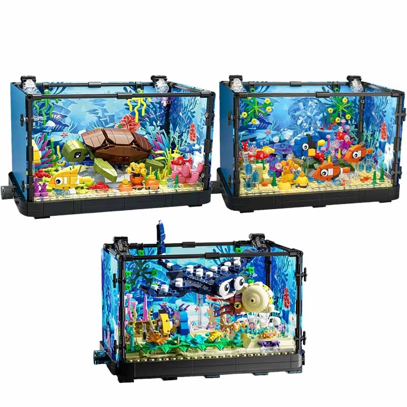 Fish Tank Building Block Set w - Aquarium And Marine recension och pris