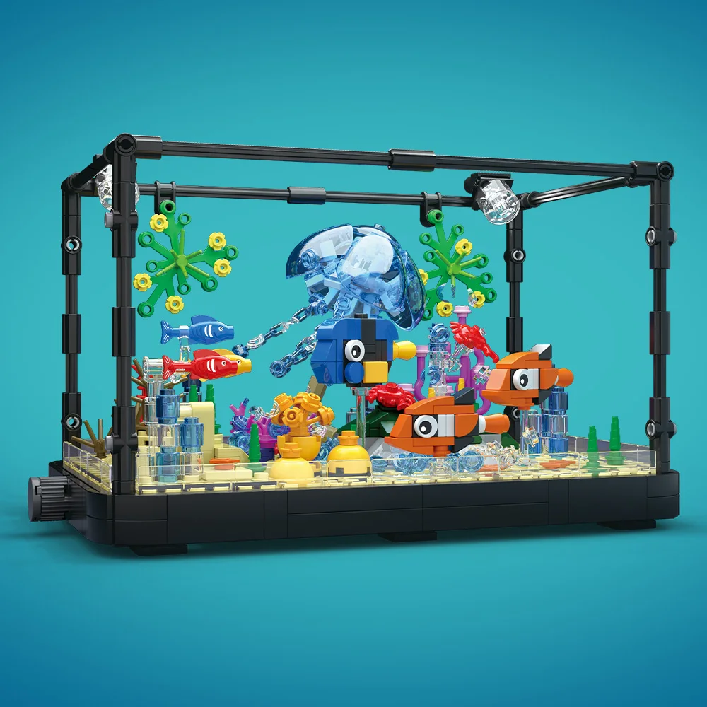 Fish Tank Building Block Set w - Aquarium And Marine recension och pris