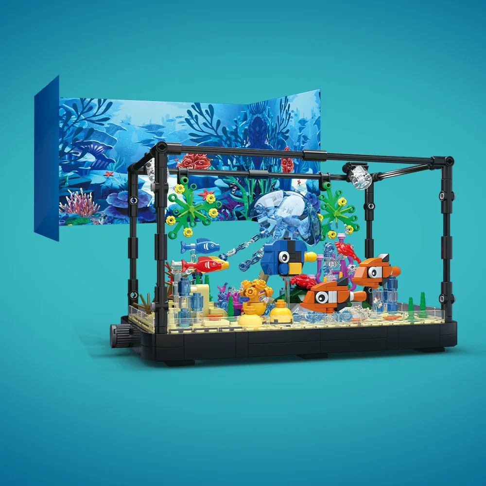 Fish Tank Building Block Set w - Aquarium And Marine recension och pris