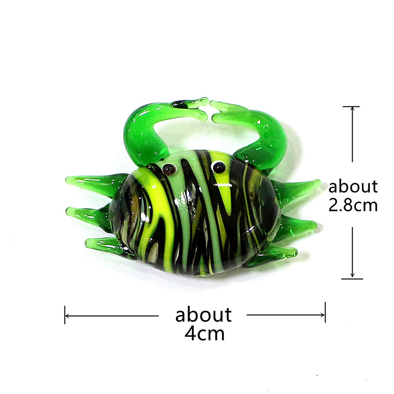 Handmade Cute Mini Glass Crab  - Aquarium And Marine recension och pris