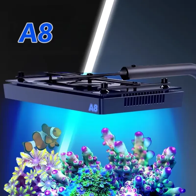 A8SE II Max Blue 240W WiFi App - Aquarium Blue Marine Reef recension och pris